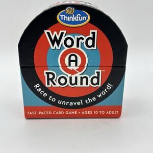 Thinkfun. Word A Round. Race to Unravel the Word Fast Paced Card Game. Clean.